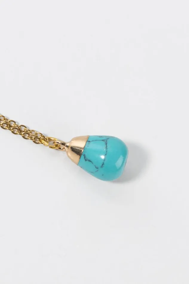 Women Jewellery Cupshe Aphordite Stainless Steel Stone Gold Shiny Necklace Multicolor