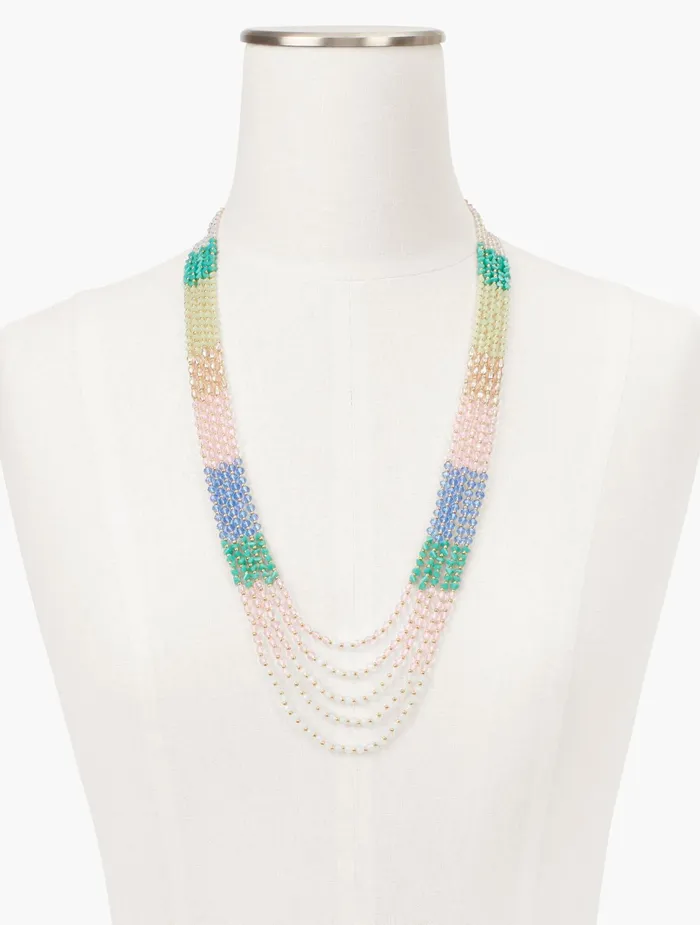 Women Jewelry Talbots Beadkeeper Multistrand Necklace Florida Keys Multi