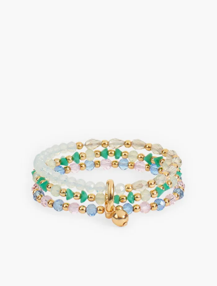 Women Jewelry Talbots Beadkeeper Stretch Bracelet Florida Keys Multi