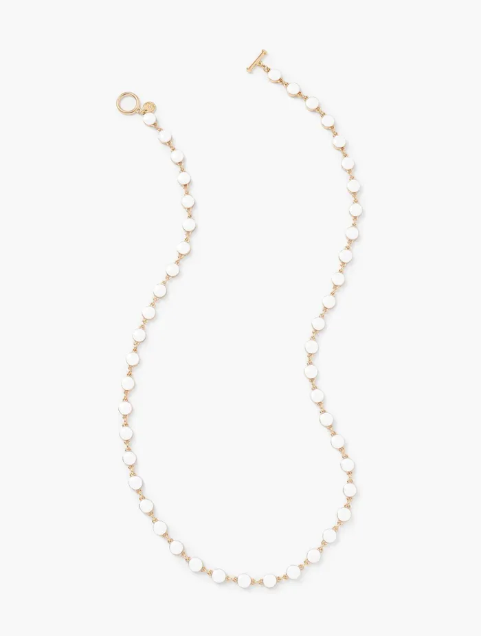 Women Jewelry Talbots Reversible Mini Dot Necklace Paradise Greenmulti