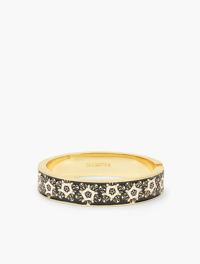 Women Jewelry Talbots Wrapped Bangle Black Multi