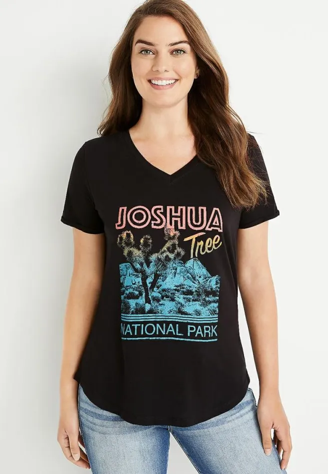 Women Joshua Tree National Park Graphic Tee Maurices Tops