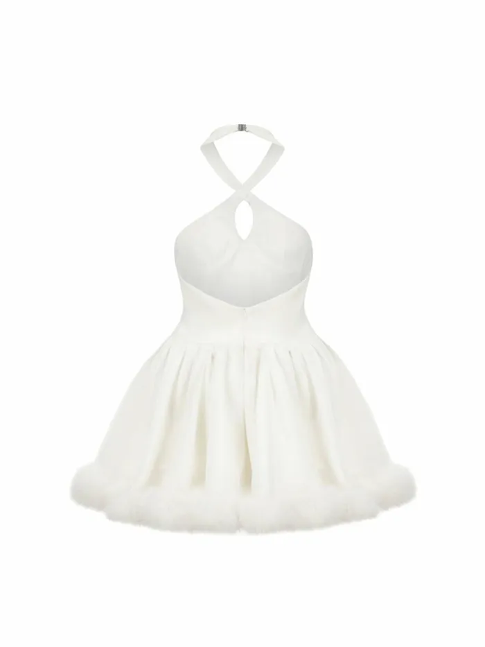 Women Juliet Velvet Halter Dress Nana Jacqueline Embellished