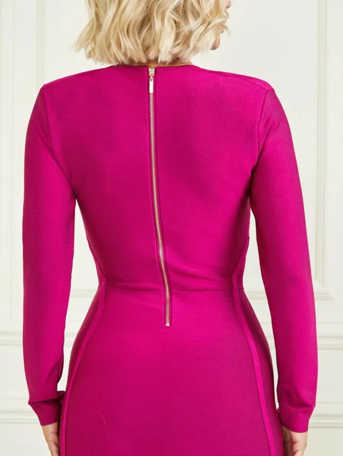 Women Kagan Bandage Dress Red Rose Marciano Dresses Women Kagan Bandage Dress Red Rose Marciano Dresses