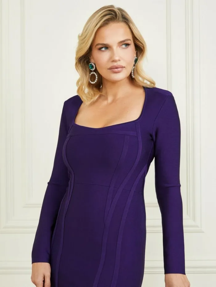 Women Kagan Bandage Dress Satellite Purple Marciano Dresses Women Kagan Bandage Dress Satellite Purple Marciano Dresses