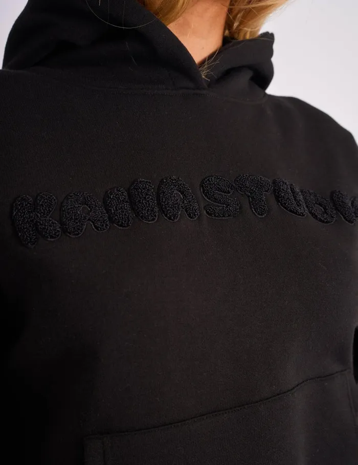 Women Kaiia Bubble Borg Oversized Hoodie Black Black Public Desire Sweatshirt and Hoodies