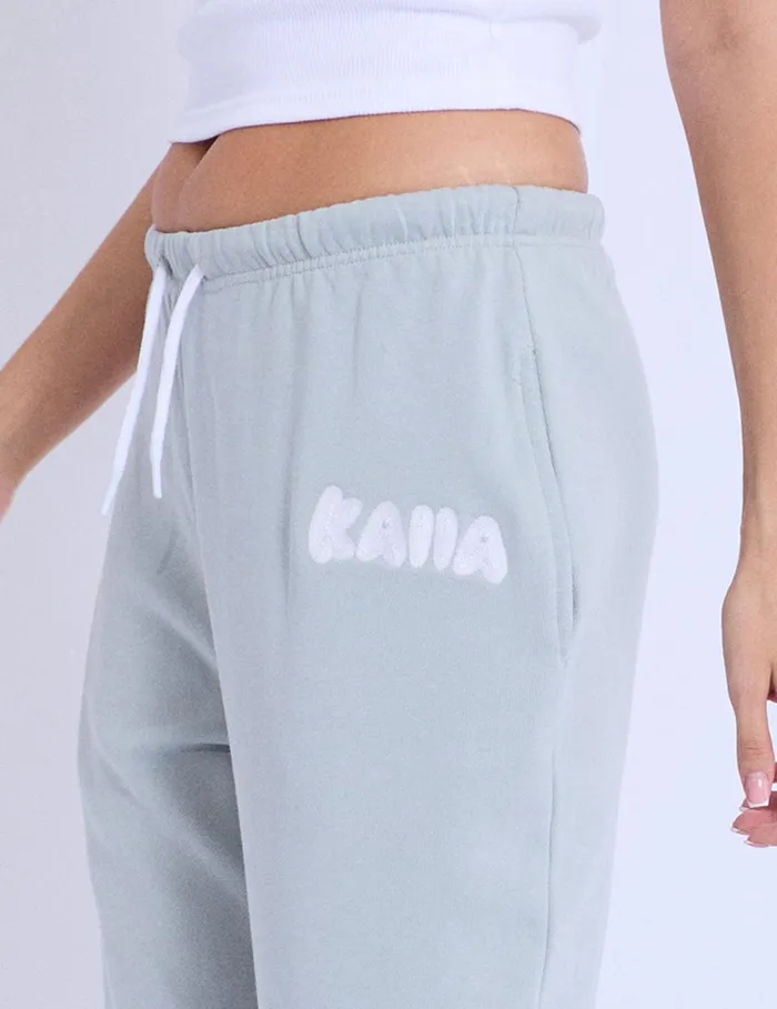 Women Kaiia Design Embroderied Foam Blue Jogger Blue Public Desire Jogger and Leggings