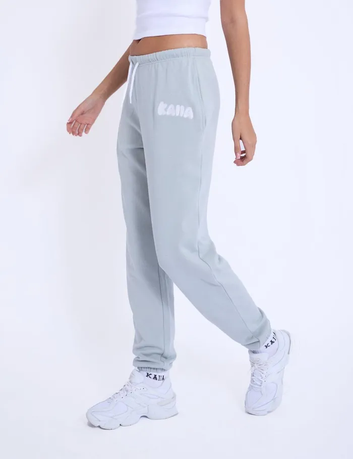 Women Kaiia Design Embroderied Foam Blue Jogger Blue Public Desire Jogger and Leggings
