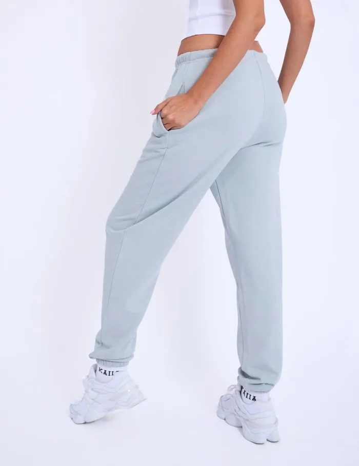 Women Kaiia Design Embroderied Foam Blue Jogger Blue Public Desire Jogger and Leggings