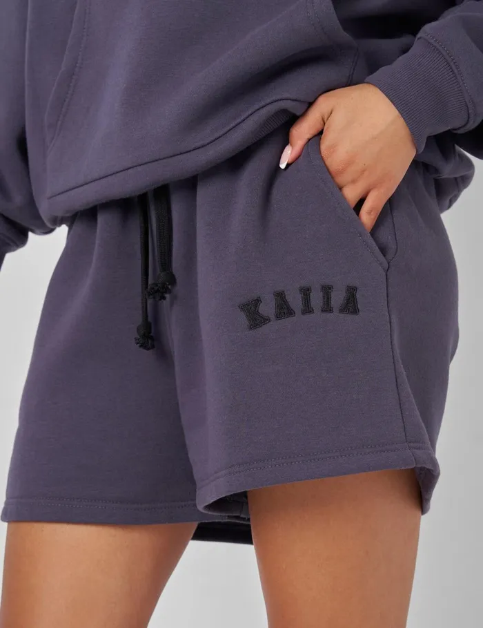 Women Kaiia Relaxed Sweat Short Dark Grey Grey Public Desire Shorts