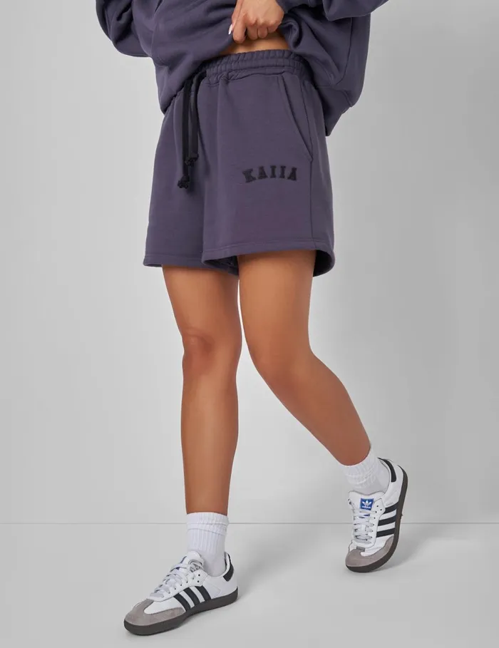 Women Kaiia Relaxed Sweat Short Dark Grey Grey Public Desire Shorts