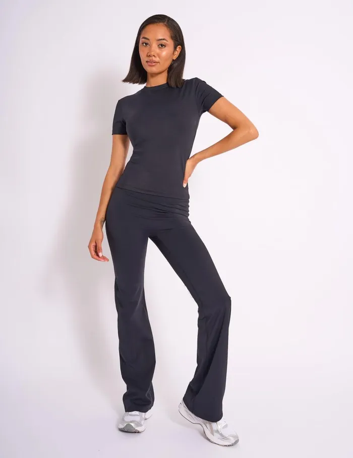 Women Kaiia Sculpt Short Sleeve Fitted Tshirt Black Black Public Desire Sculpt and Reset Women Kaiia Sculpt Short Sleeve Fitted Tshirt Black Black Public Desire Sculpt and Reset