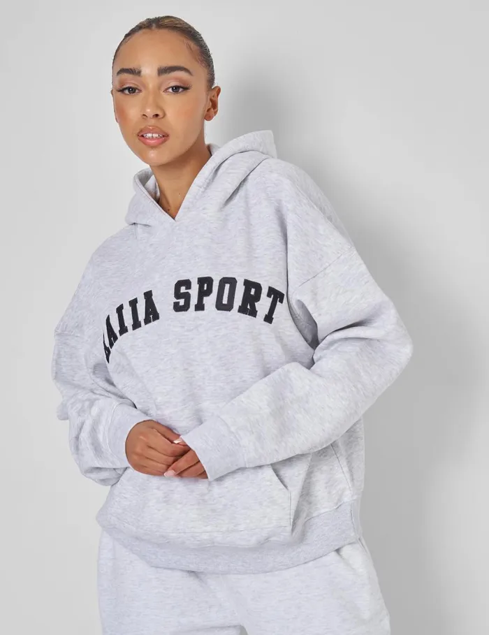 Women Kaiia Sport Oversized Hoodie Oatmeal Marl US Grey Public Desire Sweatshirt and Hoodies Women Kaiia Sport Oversized Hoodie Oatmeal Marl US Grey Public Desire Sweatshirt and Hoodies