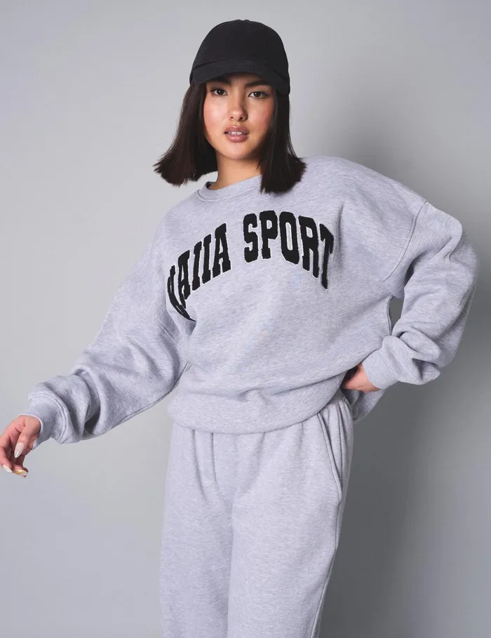 Women Kaiia Sport Oversized Sweatshirt Grey Marl Marl Public Desire View All Clothing Women Kaiia Sport Oversized Sweatshirt Grey Marl Marl Public Desire View All Clothing