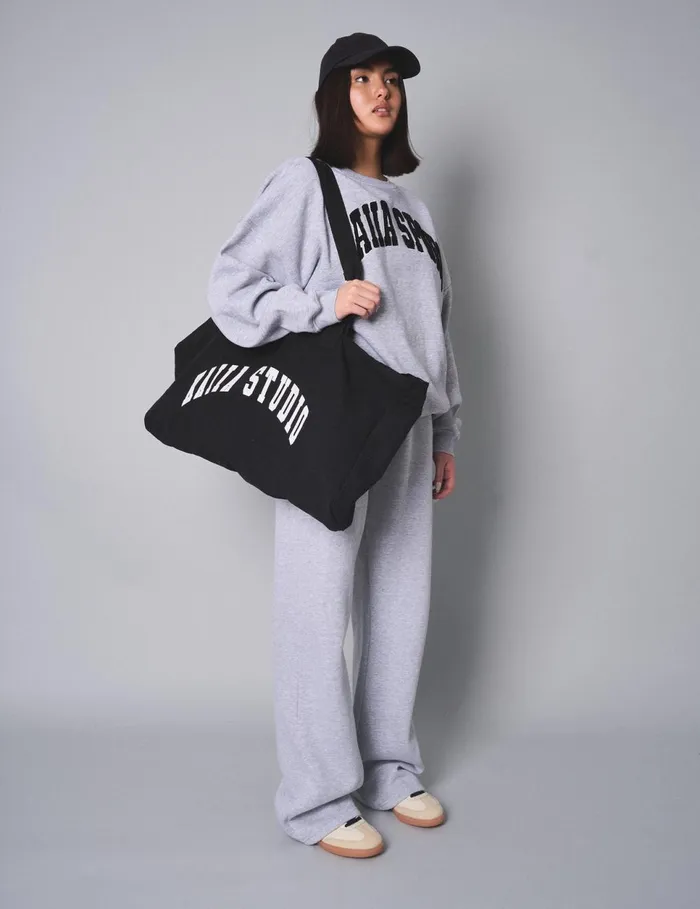 Women Kaiia Sport Oversized Sweatshirt Grey Marl Marl Public Desire View All Clothing