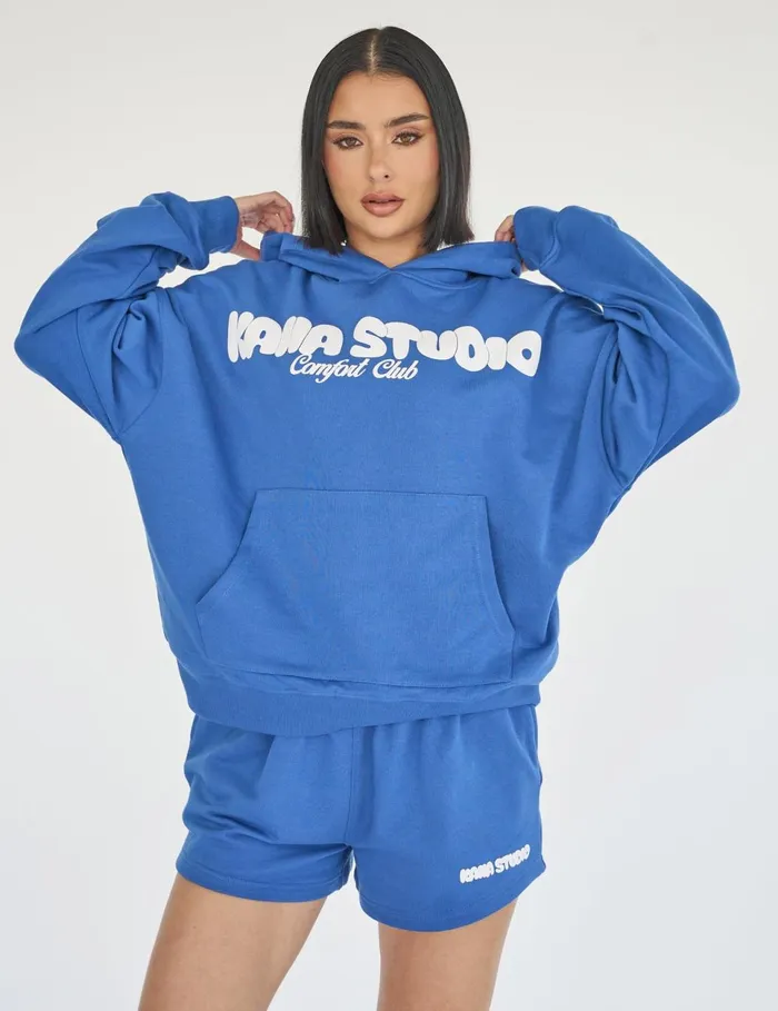 Women Kaiia Studio Bubble Logo Oversized Hoodie Blue Blue Public Desire View All Clothing Women Kaiia Studio Bubble Logo Oversized Hoodie Blue Blue Public Desire View All Clothing