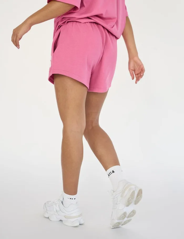 Women Kaiia Studio Bubble Logo Sweat Shorts Pink Pink Public Desire Shorts