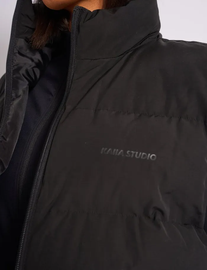 Women Kaiia Studio Padded Gilet Black Black Public Desire Outerwear and Jackets