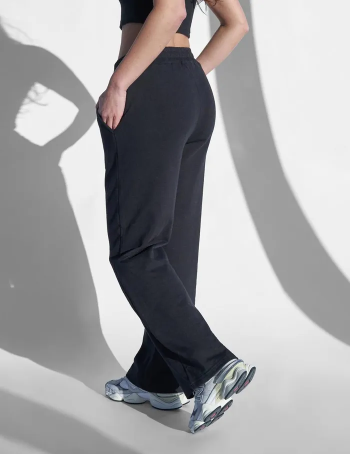 Women Kaiia V Waistband Jogger Black Black Public Desire Jogger and Leggings