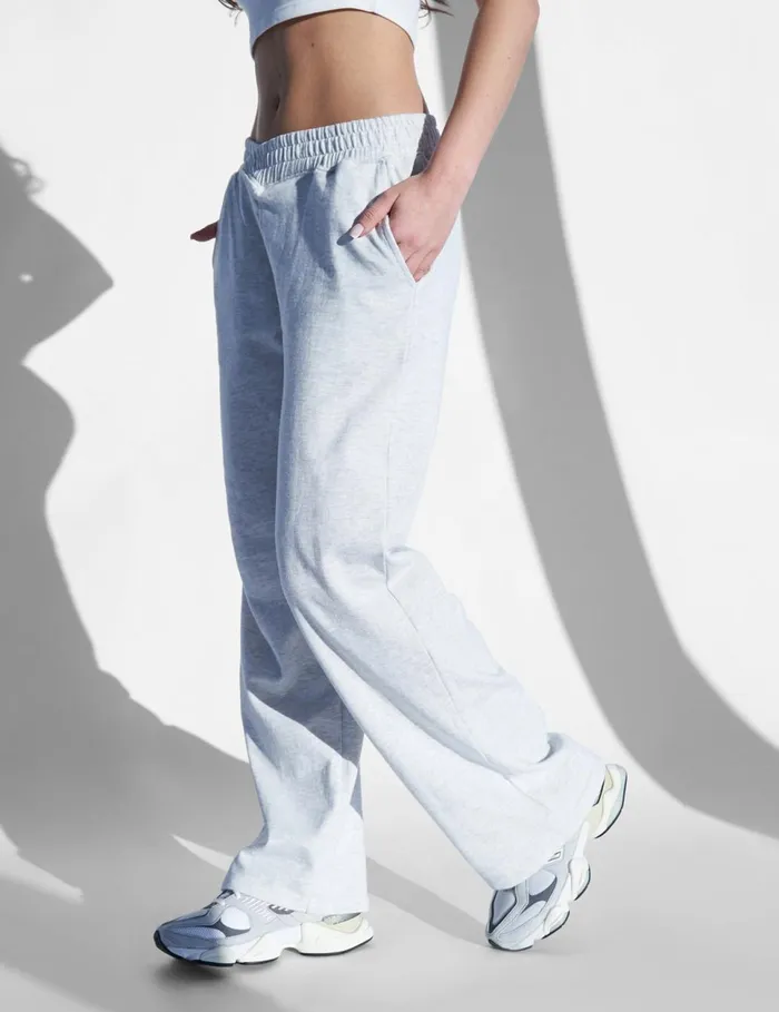 Women Kaiia V Waistband Jogger Grey Marl Grey Public Desire Jogger and Leggings