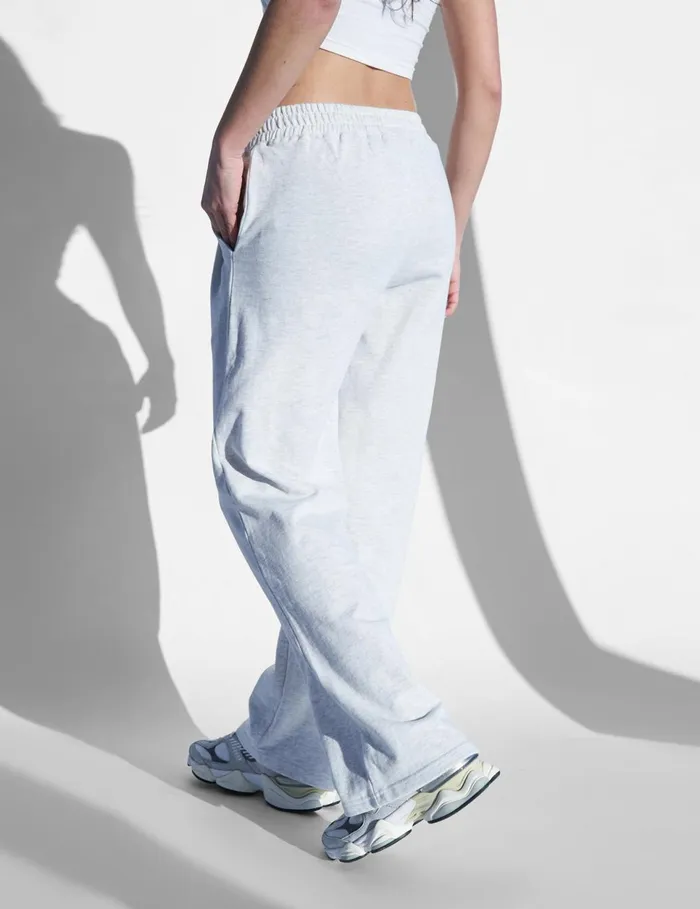 Women Kaiia V Waistband Jogger Grey Marl Grey Public Desire Jogger and Leggings