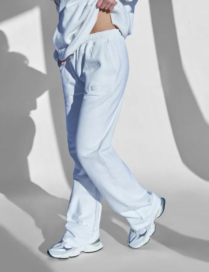 Women Kaiia Wide Leg Sweat Pants White White Public Desire Tracksuit