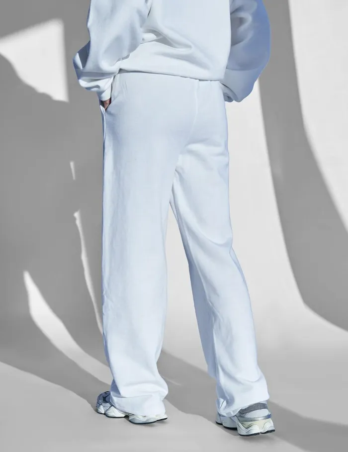 Women Kaiia Wide Leg Sweat Pants White White Public Desire Tracksuit