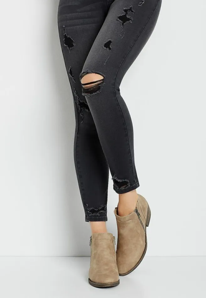 Women Kancan High Rise Destructed Skinny Jean Maurices Jeans