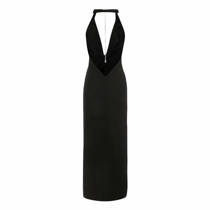 Women Keyaira Black Satin Dress Nana Jacqueline Dresses