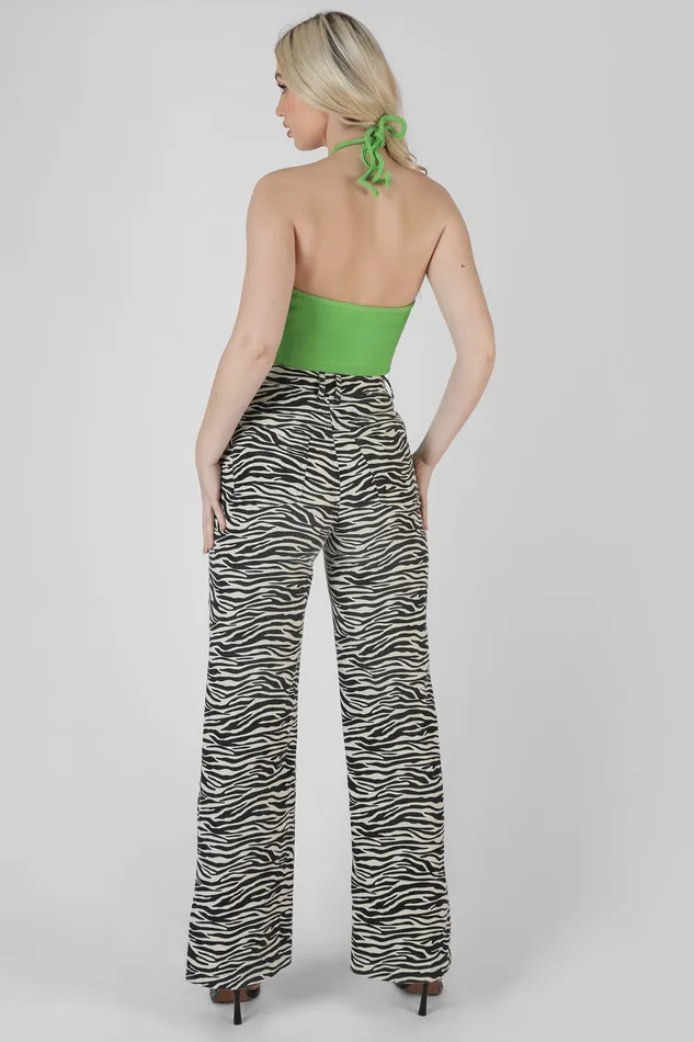 Women Keyhole Strappy Crop Top Green Kaiia Green Public Desire Tops
