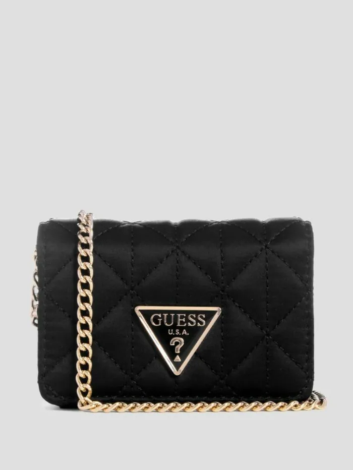 WomenKids GUESS Handbags Velina Micro Mini Bag Black
