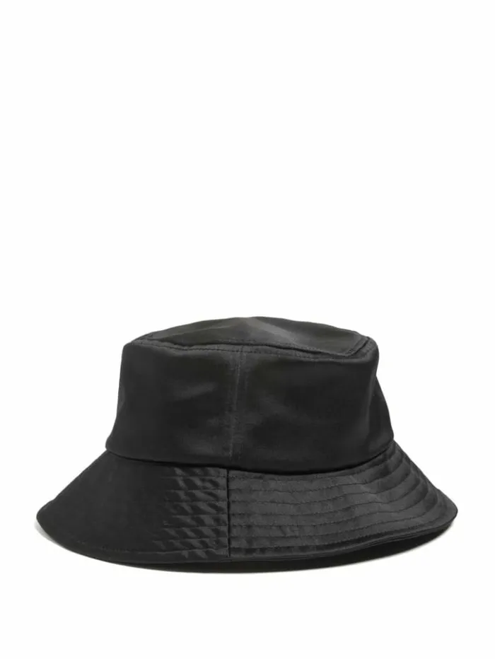 WomenKids GUESS Hats and Scarves Satin Bucket Hat Black Floral Print