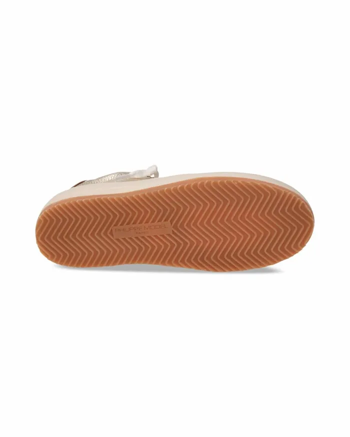 WomenKids Nice Sneakers Gold Shoes Philippe Model Paris Casual
