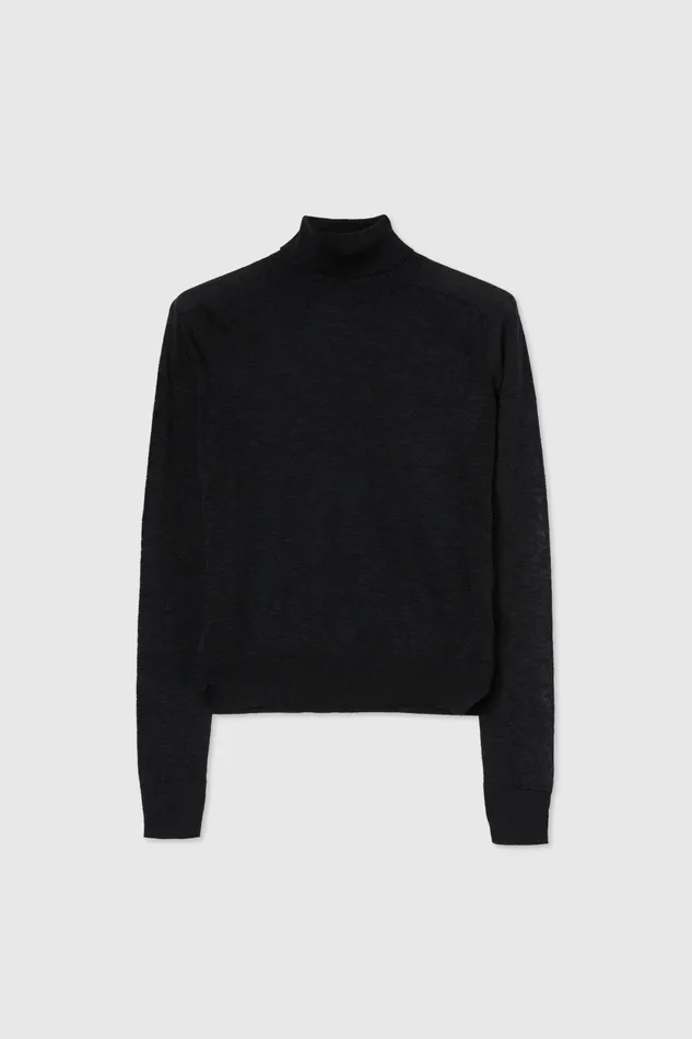Women Knitwear Ermanno Scervino Cotton Turtleneck Jumper Grey