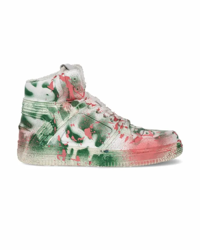 Women La Grande Sneakers White Green Pink Shoes Philippe Model Paris Street