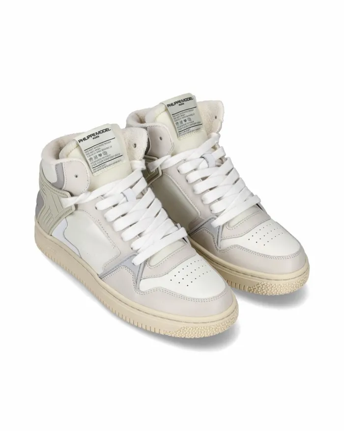 Women La Grande Sneakers White Shoes Woman Paris Philippe Model Paris Street