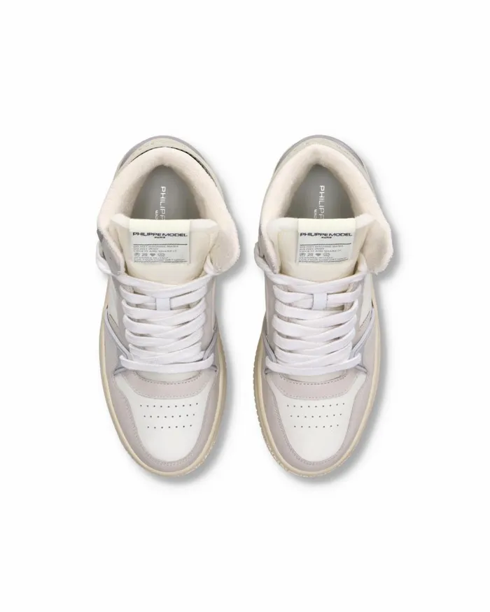 Women La Grande Sneakers White Shoes Woman Paris Philippe Model Paris Street