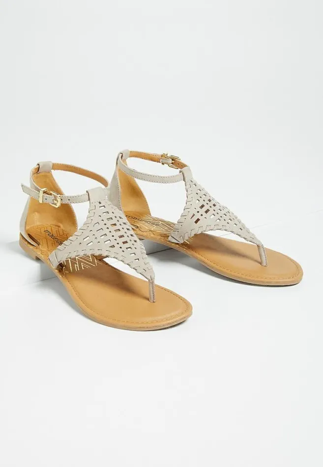 Women Laurel Laser Cut Flat Sandal Maurices Sandals