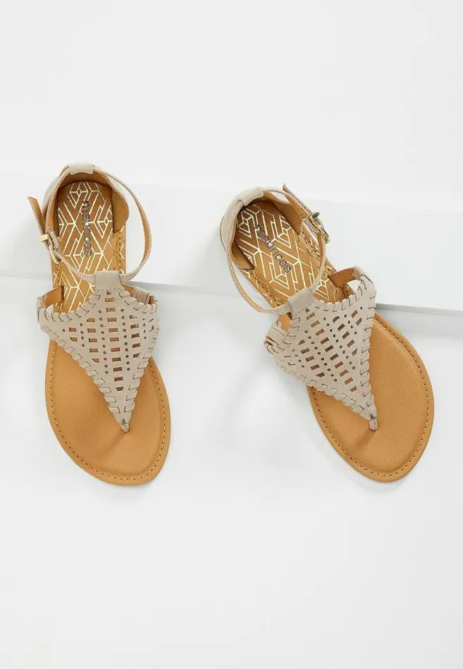 Women Laurel Laser Cut Flat Sandal Maurices Sandals