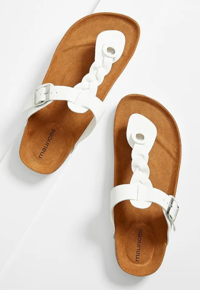 Women Lauren Braided Strap Sandal Maurices Sandals