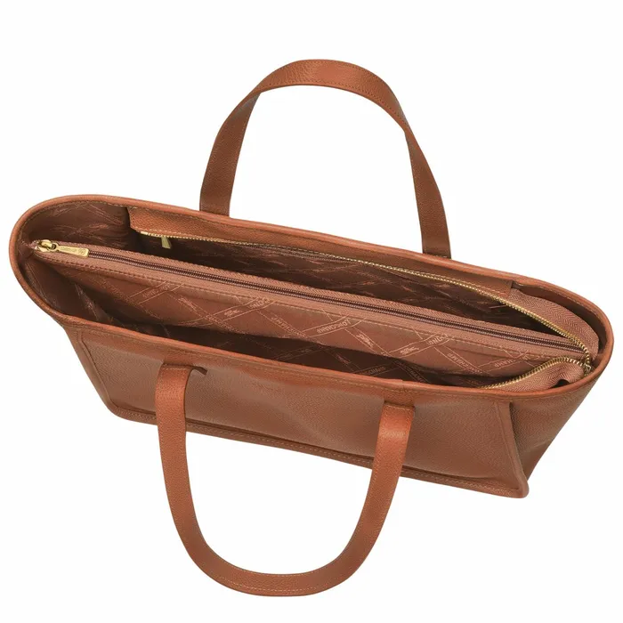 Women Le Foulonn L Tote Bag Caramel Longchamp Shoulder Bags