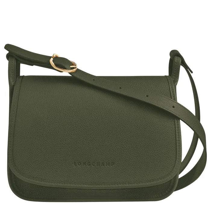 Women Le Foulonn M Crossbody Bag Khaki Longchamp Crossbody Bags