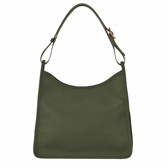 Women Le Foulonn M Hobo Bag Khaki Longchamp Shoulder Bags