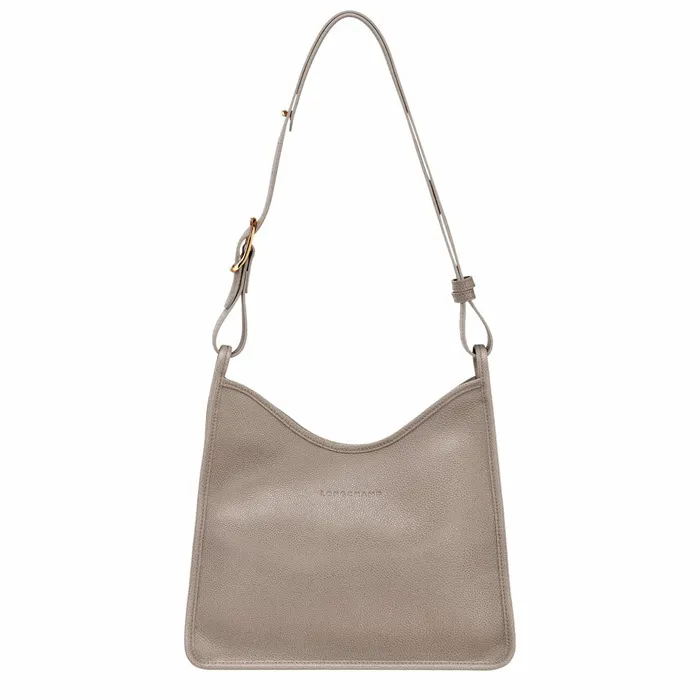Women Le Foulonn M Hobo Bag Turtledove Longchamp Shoulder Bags