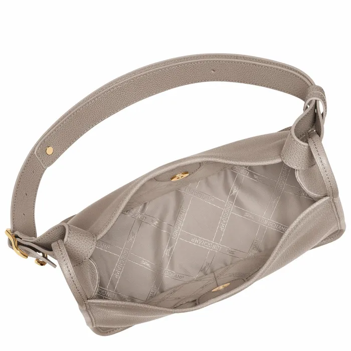 Women Le Foulonn M Hobo Bag Turtledove Longchamp Shoulder Bags