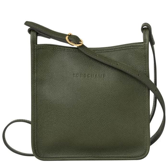 Women Le Foulonn S Crossbody Bag Khaki Longchamp Crossbody Bags