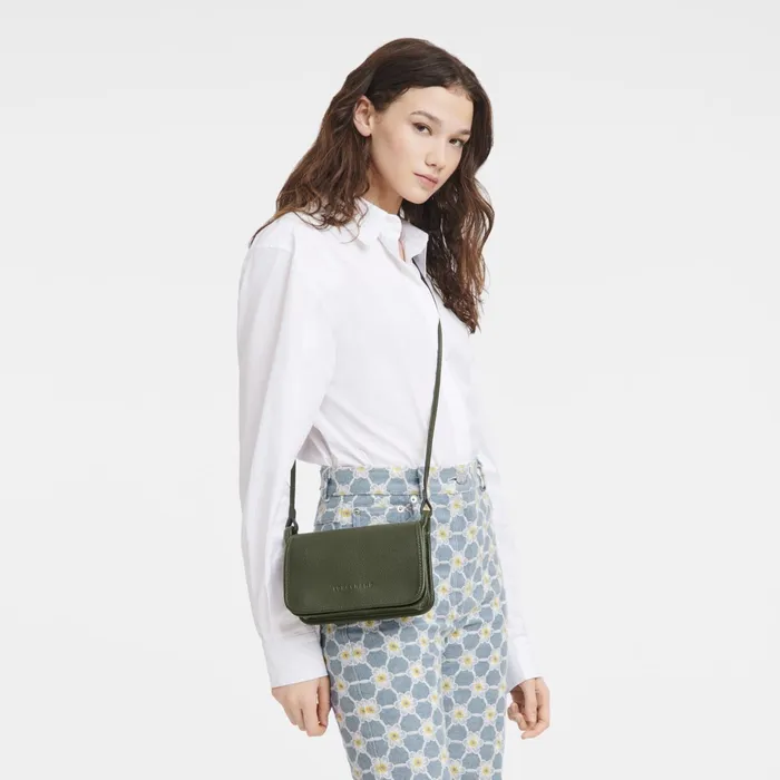 Women Le Foulonn XS Clutch Khaki Longchamp Clutches