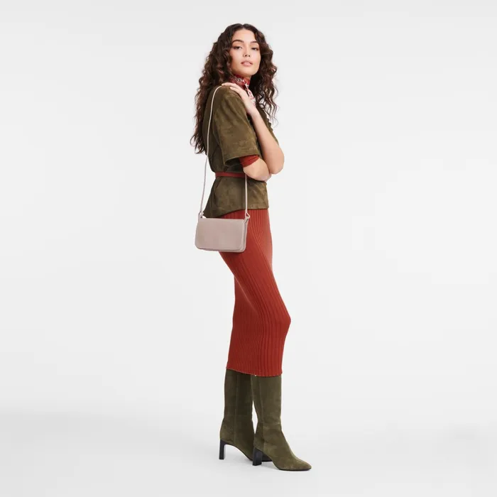 Women Le Foulonn XS Clutch Turtledove Longchamp Clutches