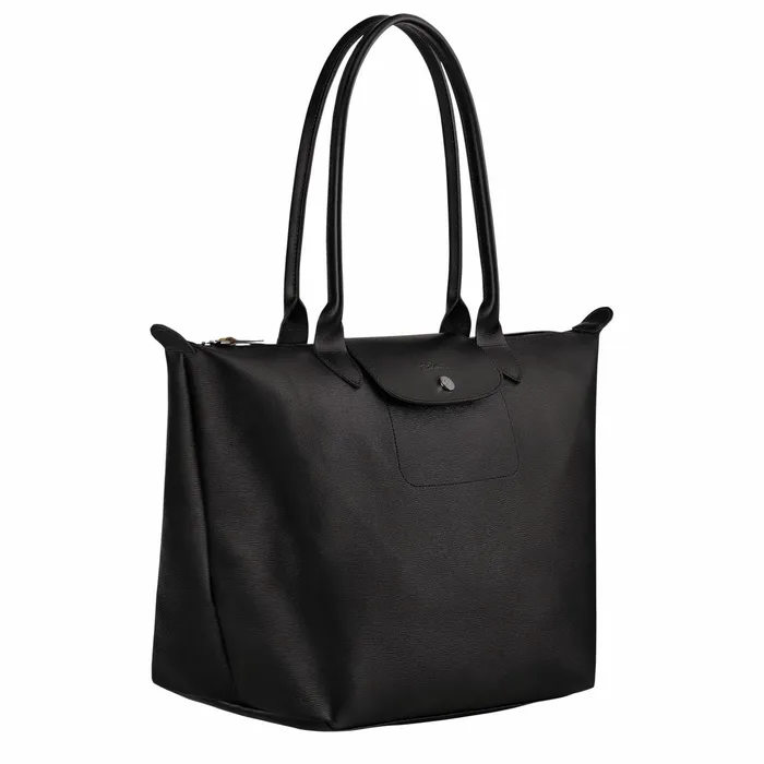 Women Le Pliage City L Tote Bag Black Longchamp Shoulder Bags