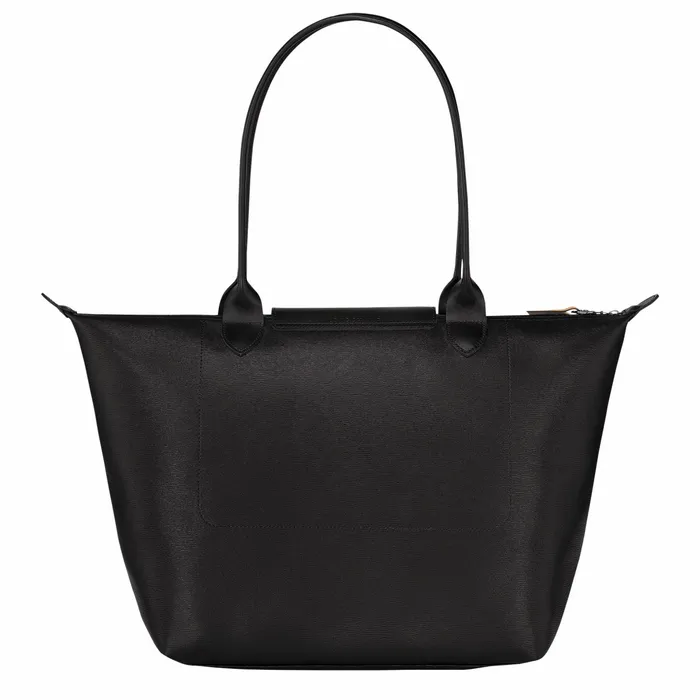 Women Le Pliage City L Tote Bag Black Longchamp Shoulder Bags